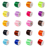 20 Colors, 0.5mm Flat Elastic Cords Combo