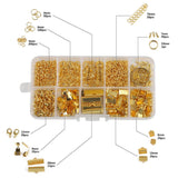 Golden Plated DIY Jewellery Finding Tool Kit