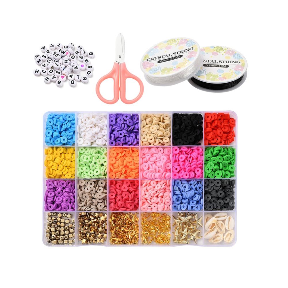 Handmade Polymer Clay Beads Strands, Cube, Yellow, 4x4x4mm, Hole
