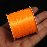 40 Mtr, 0.5mm Colored Flat Elastic Thread Neon