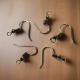 50 Pairs,  20x7mm Antique Earring Hooks