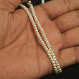 2-10mm Glass Pearl Round Beads Off White