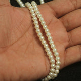 2-10mm Glass Pearl Round Beads Off White