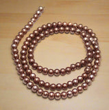 4mm Glass Pearl Beads