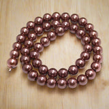 8mm Glass Pearl Beads