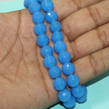 10mm Crystal Faceted Round Beads 1 String