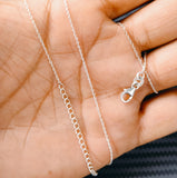 Rhodium Plated 92.5 Sterling Silver Chain