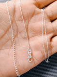 Rhodium Plated 92.5 Sterling Silver Chain