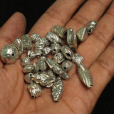 50 Metal Sheel Beads