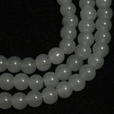 15 Strings, 8mm Plain Glass Beads Combo