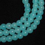 15 Strings, 8mm Plain Glass Beads Combo