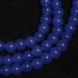 8mm, 16 Inch Plain Glass Beads Round Strings