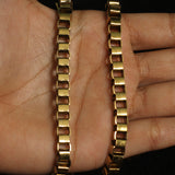 Metal Box Chain Antique Golden (Link size 6 mm ) 1 Mtr