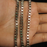 Metal Box Chain  (Link size 4 )