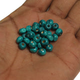 200 Pcs, 5x7mm Colored Wooden Beads Round