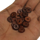 100 Pcs, 12mm Colored Wooden Beads Disc