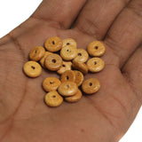 200 Pcs, 10mm Colored Wooden Beads Disc