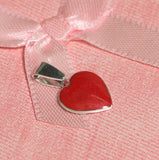 15x13mm, 92.5 Sterling Silver Heart Charms