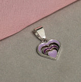 14x12mm, 92.5 Sterling Silver Heart Charms