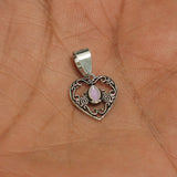 14x13mm, 92.5 Sterling Silver Oxidized Heart Charms