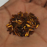 850 Pcs Nippon Seed Beads Twisty Buggles Topaz