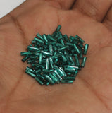 850 Pcs Nippon Seed Beads Twisty Buggles Teal