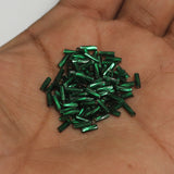 850 Pcs Nippon Seed Beads Twisty Buggles Green