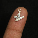 92.5 Sterling Silver Soaring Bird Charm Mix Size