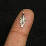 92.5 Sterling Silver 15mm Feather Charm