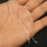 92.5 Sterling Silver Disco Chain - 40 cms