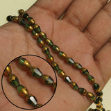 7mm Faceted Cone Shape Crystal Bead