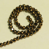 4mm Faceted Rondelle Crystal Beads