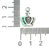 14X20mm German Silver Crown Charms