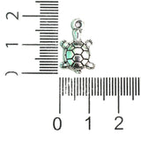 10X18mm German Silver Tortoise Charms