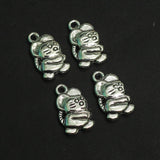 15X10mm  German Silver Mickey Mouse Charms