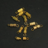 25 Pcs, Barrel Clasp Golden