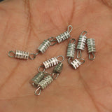 25 Pcs, Barrel Clasp Golden