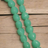 1 String 10mm Glass Tumble Beads