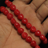 1 String 10mm Glass Tumble Beads