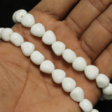 1 String 10mm Glass Tumble Beads