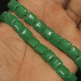 1 String 10mm Glass Square Beads