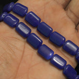 1 String 15X10mm Glass Rectangle Beads