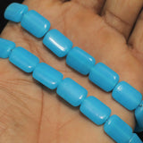 1 String 15X10mm Glass Rectangle Beads