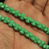 1 String 9X5mm Luster glass Bamboo beads