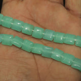 1 String 10mm Glass Square Beads