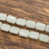 1 String 15X10mm Glass Rectangle Beads