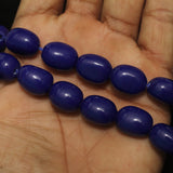 1 String 16X12mm Glass Oval Beads