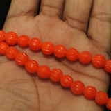 1 string 10mm Kharbooja Glass Beads