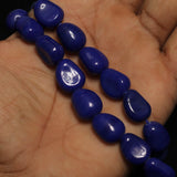 1 String 16X12mm Glass Tumble Beads