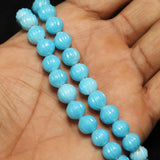 1 string 10mm Kharbooja Glass Beads